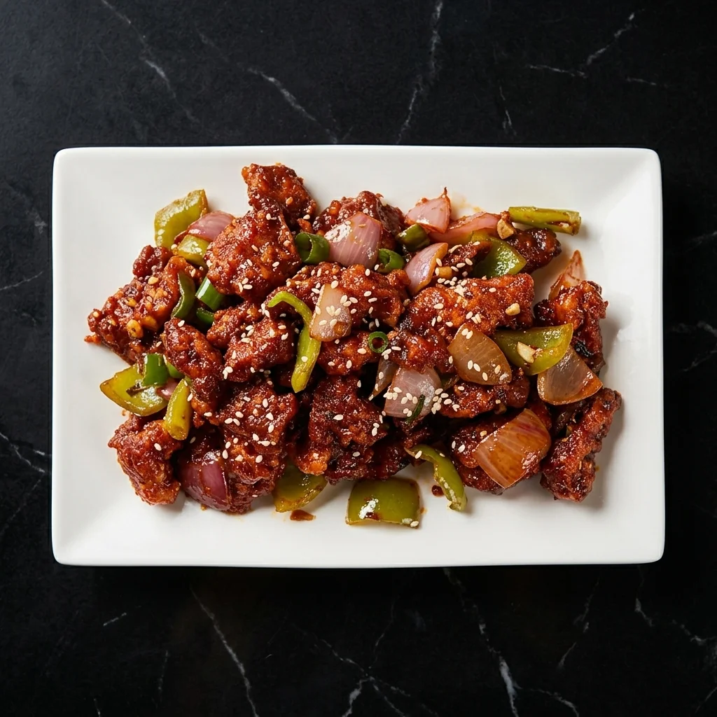 Indo-Chinese favourites and chicken 65 style starters at Hyderabad Biryani House Vancouver BC